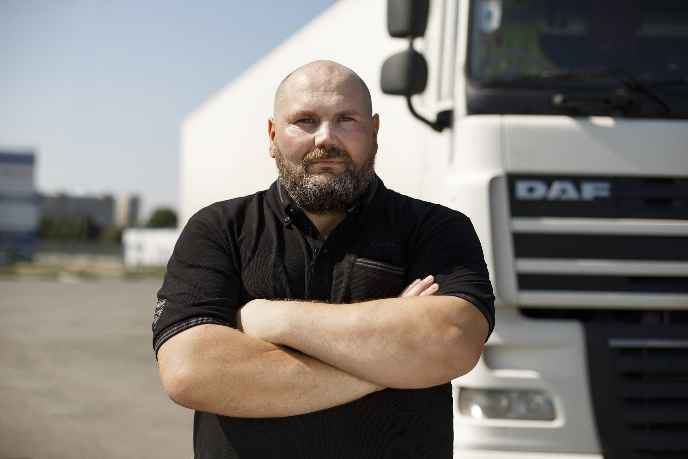 The winner of the qualifying stage of the DAF Driver Challenge 2019 in Russia 1