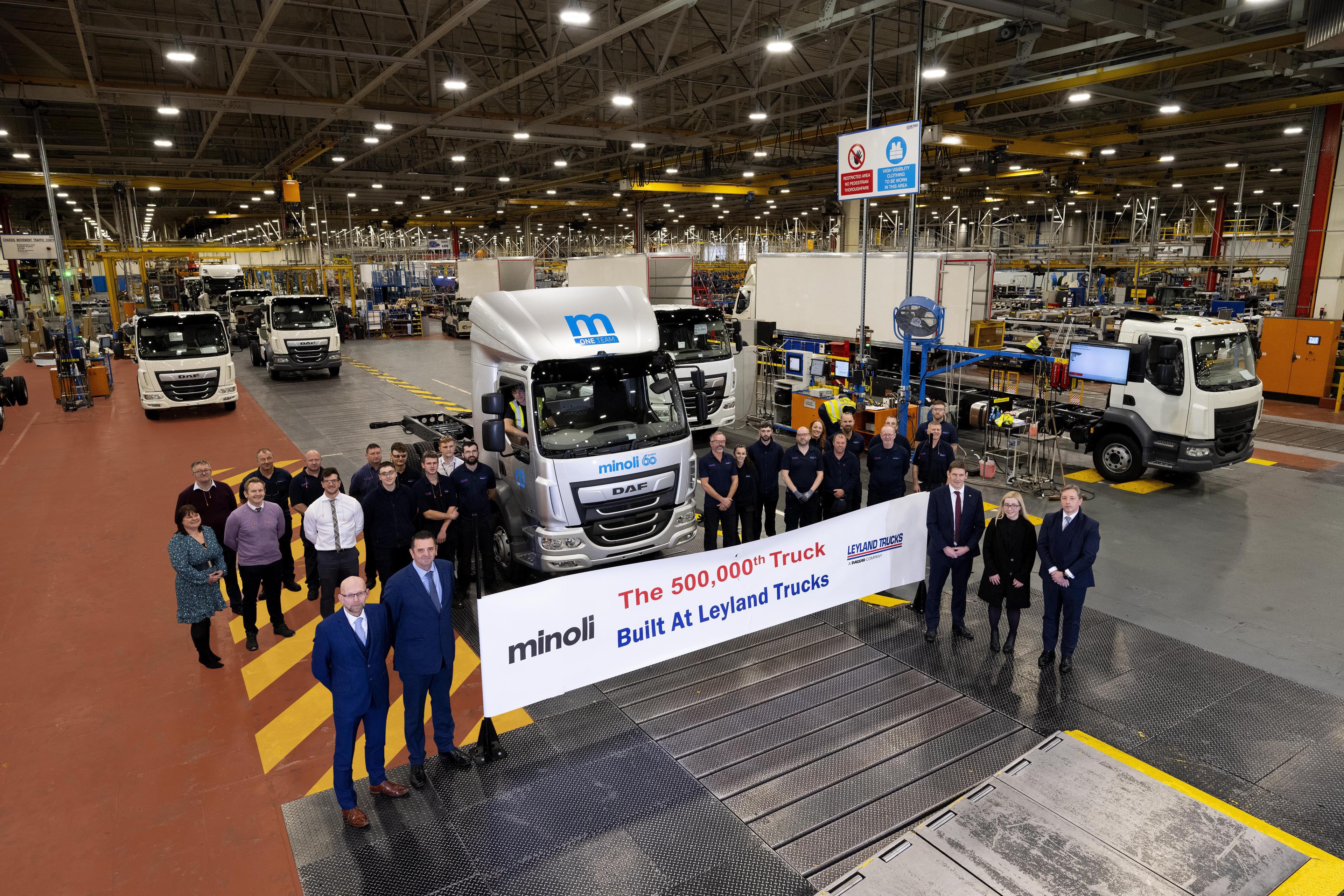 01 DAF Leyland Trucks half million vehicle production milestone